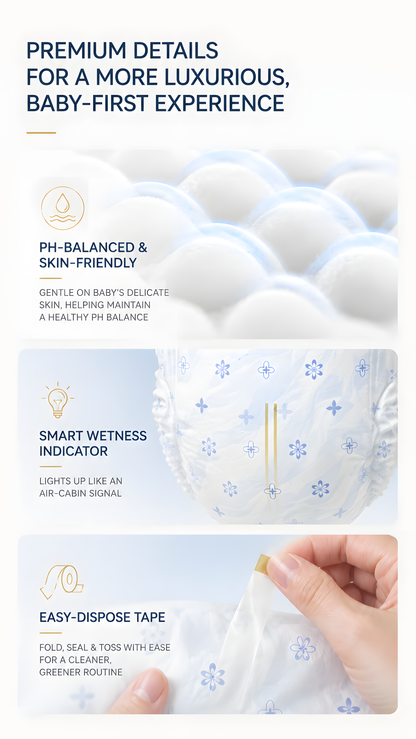 Yiying First Class ULTRA Nappy Pants - 2 Packs | Luxury Skin Comfort