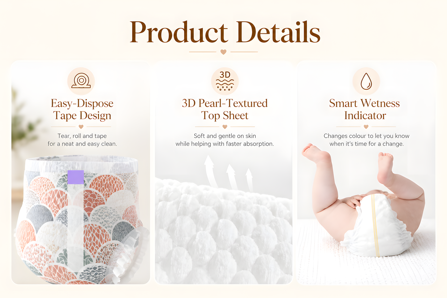 Enternal Summer Fashion Gala Nappies - 2 Packs | Ultra-Thin Fashion Comfort