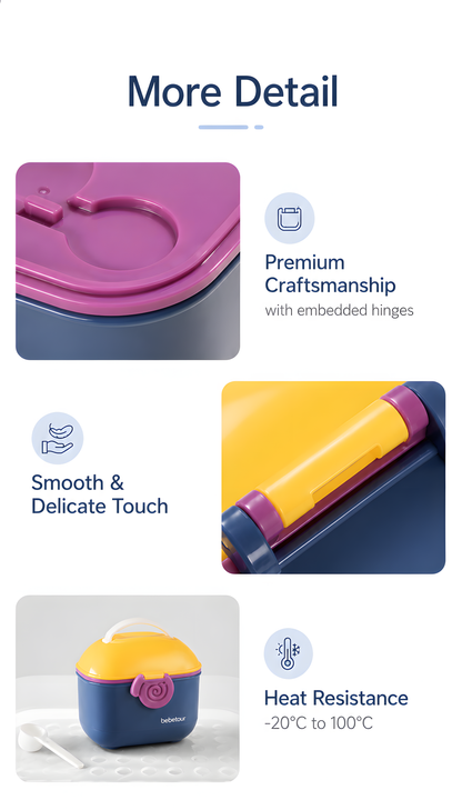 Bebetour Baby Formula Dispenser & Snack Container (550ml / 380ml)