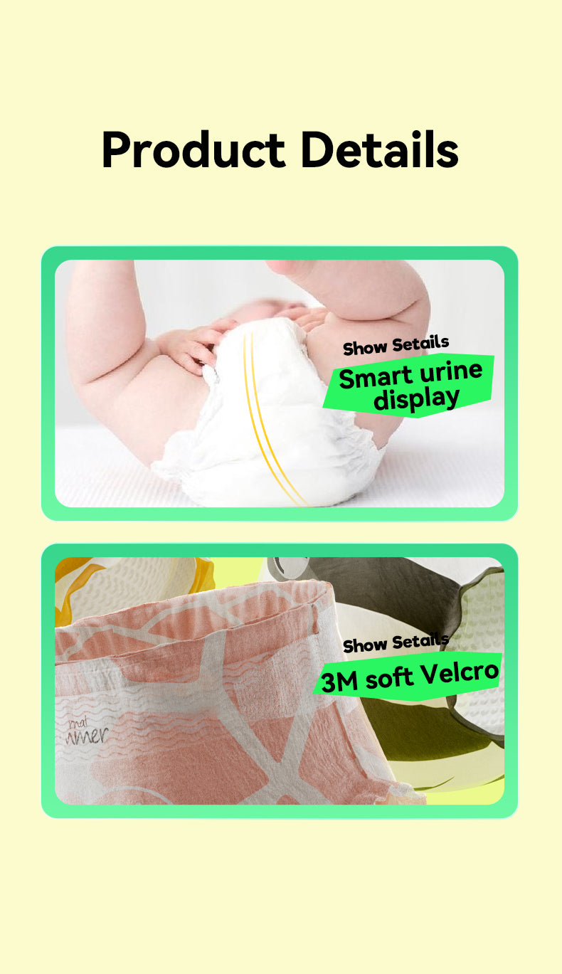 Enternal Summer Gala Shape and Colour Mini series Nappy Pack – Overnight Extra Absorbent