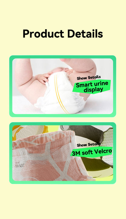 Enternal Summer Gala Shape and Colour Mini series Nappy Pack – Overnight Extra Absorbent