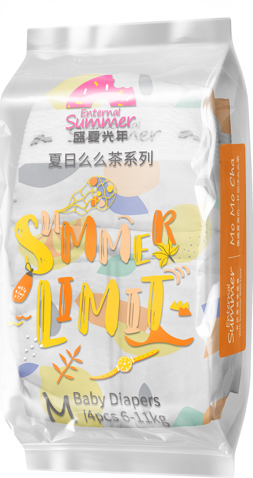 Enternal Summer Momo Cha Nappy Sample Pack - 4 Pcs