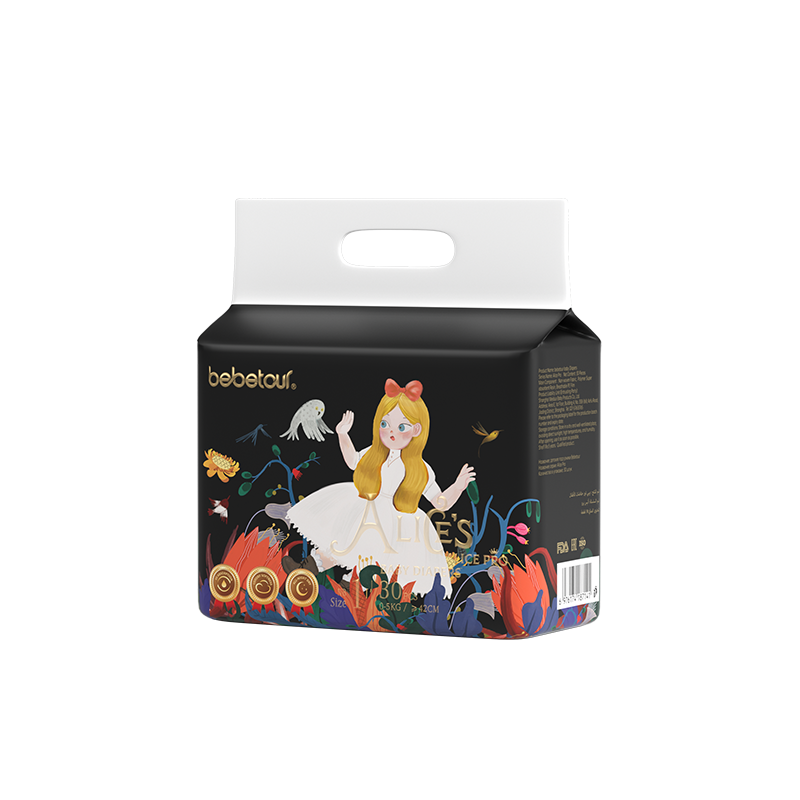 Bebetour Alice Dream Nappies - 2 Packs | Soft Breathable All-Rounder