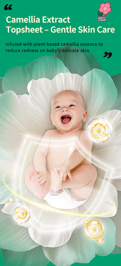 Enternal Summer Smiley x Rich Flower Series Nappy Pack – Sensitive Skin Ultra Soft