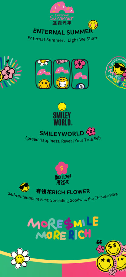 Enternal Summer Smiley x Rich Flower Series Nappy Pack – Sensitive Skin Ultra Soft
