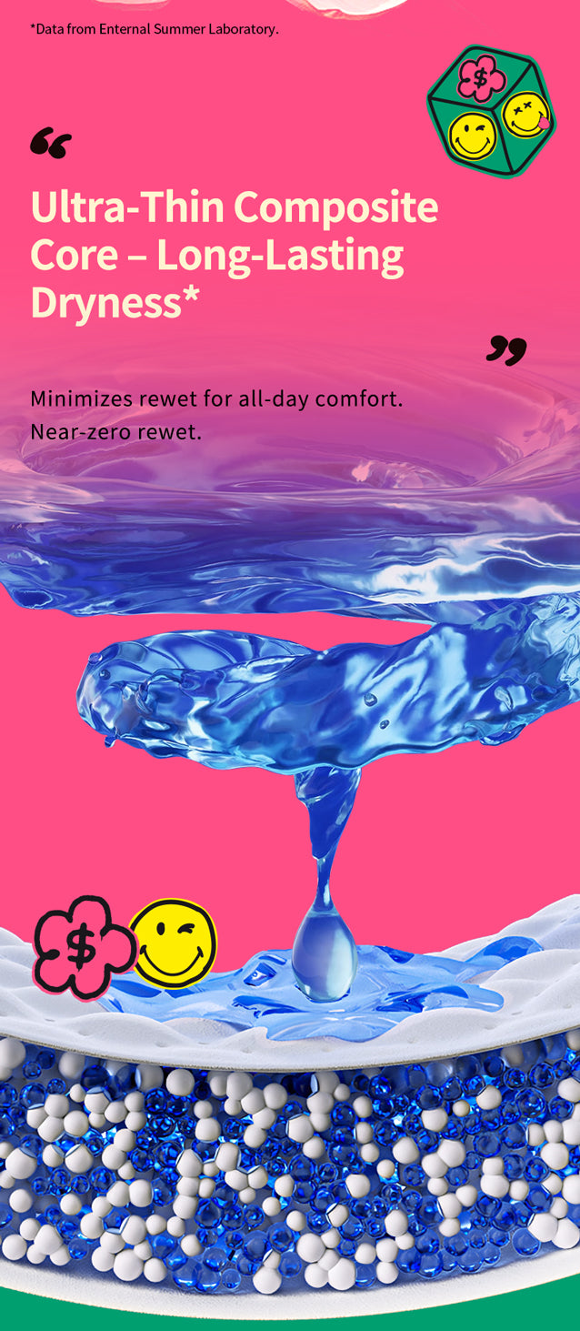 Enternal Summer Smiley x Rich Flower Series Nappy Pants Pack – Sensitive Skin Ultra Soft