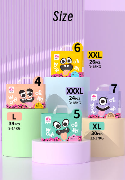 Enternal Summer Wow Series Nappies Pants Limited Edition – Daytime Ultra Thin & Breathable